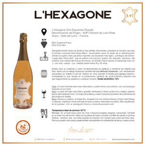 L'Hexagone Crémant de Loire Rosé