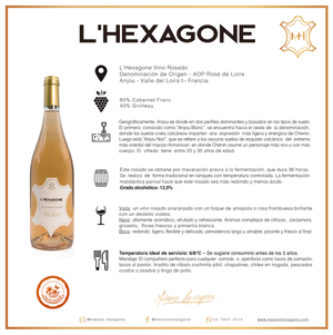 L'Hexagone Rosé de Loire 2019